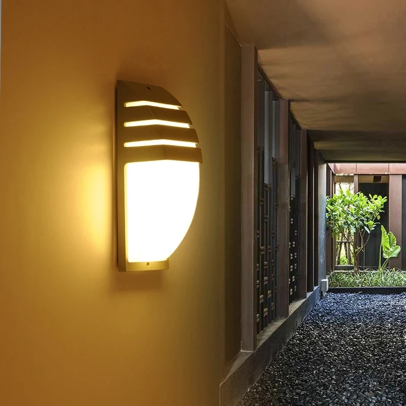 10W 18W LED Wall Light Waterproof Porch Light Modern LED Wall Lamp PIR Motion Sensor Courtyard Garden Outdoor AC90~260V wall light