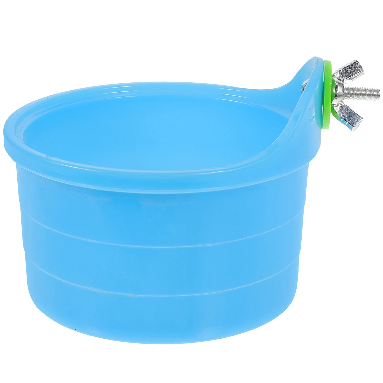 Bird Cage Toy Bath Box Parrot Bathtub 940X940X700CM Hanging Bathing Reusable Practical Sky-blue Bride
