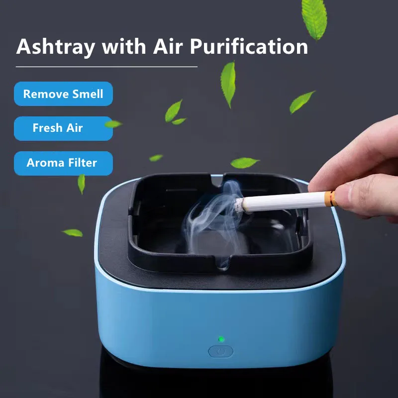 Smart Ashtray Air Purifier Multifunctional Removal Second-hand Smoke  Household And Commercial Desktop Negative Ion Purifier - Ashtrays -  AliExpress