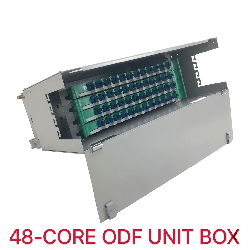 ODF 광섬유 패치 패널 / ODF 유닛 박스 통신용 풀컨피규레이션 SC/FC ODF 광섬유 패치 패널 유닛 박스 12 24 48 72 96 코어