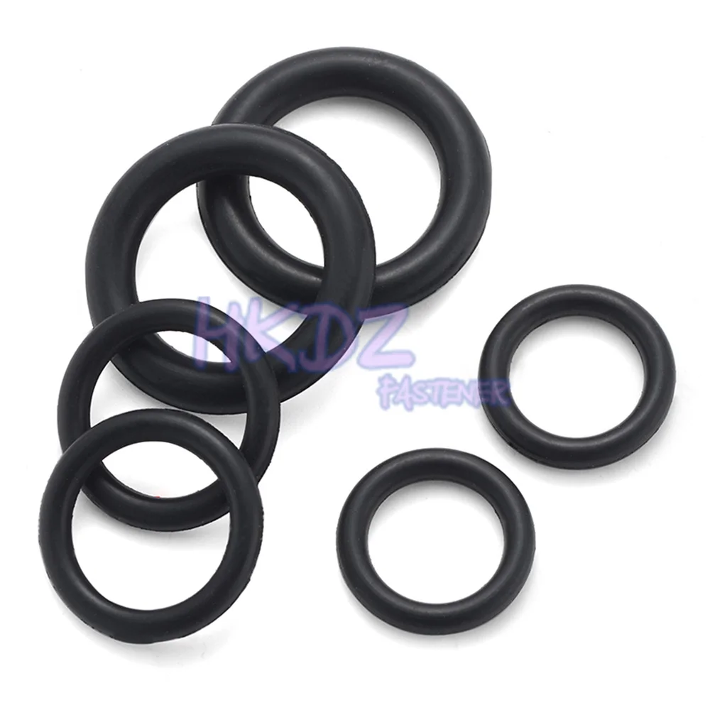 

20/50pcs Black O Ring Gasket CS 1.9mm OD 2~41mm NBR Automobile Nitrile Rubber Round O Type Corrosion Oil Resistant Seal Washer