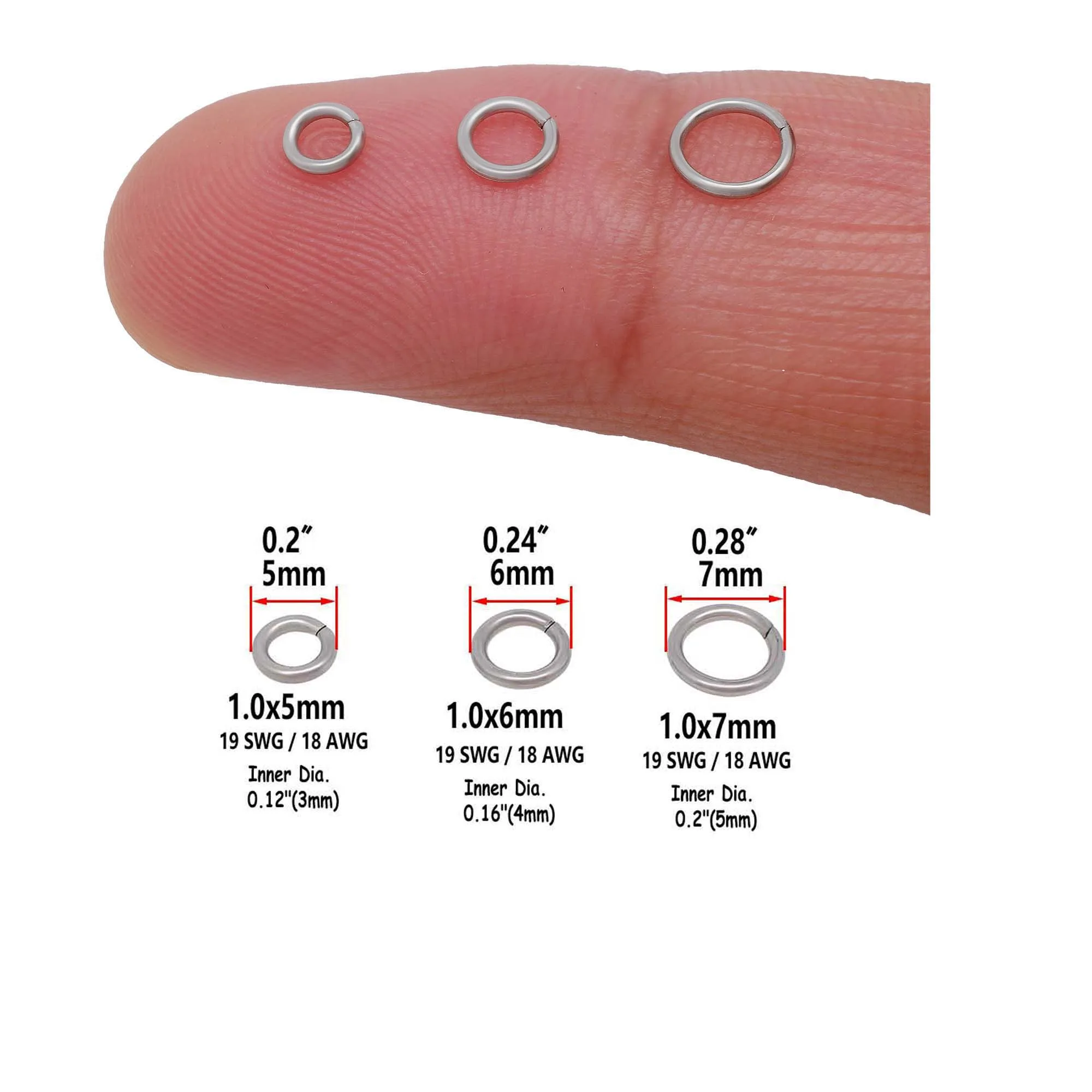 Jump Rings For Jewelry Making Jump Rings 6mm 100/200/500