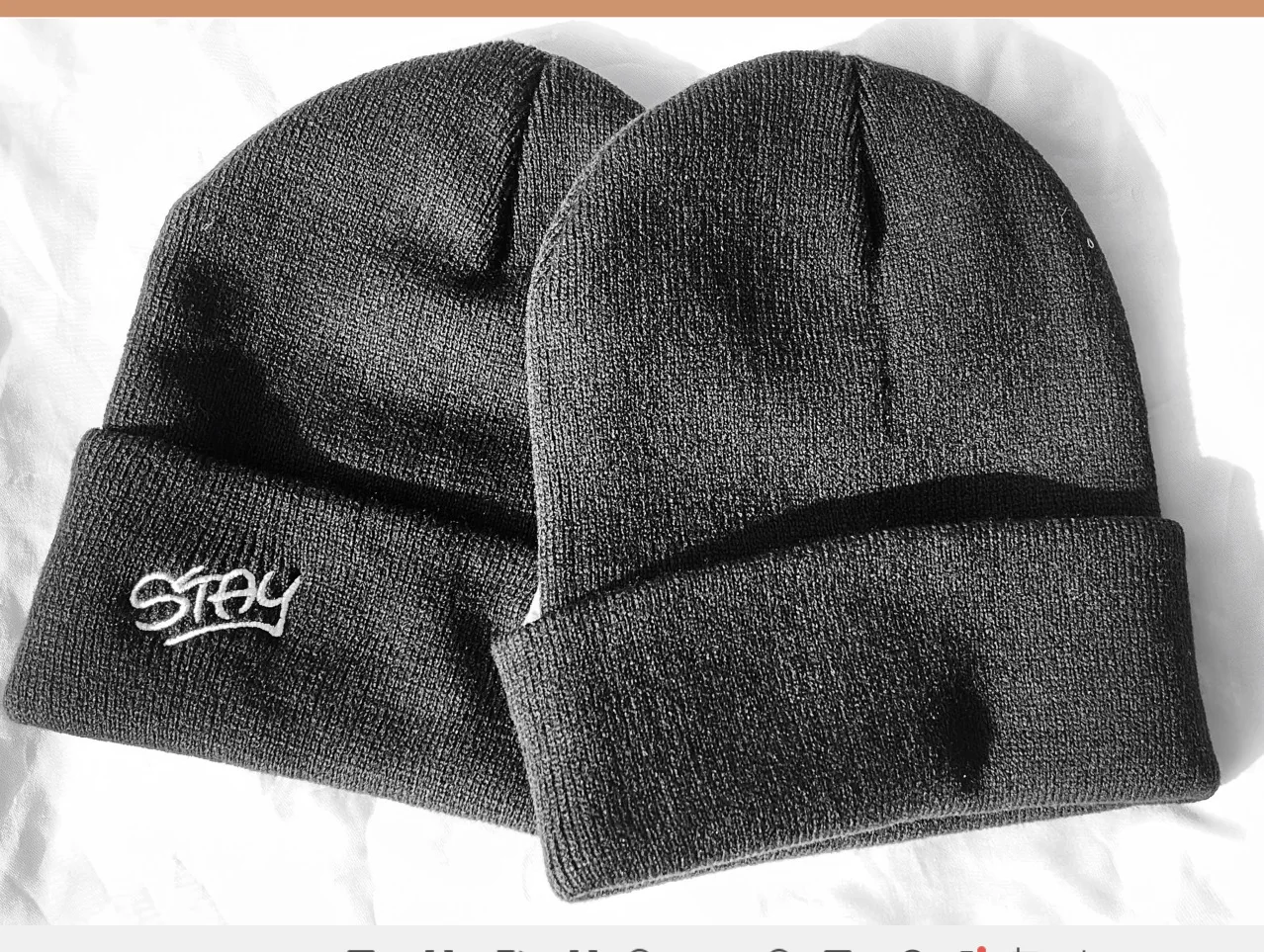 Knitted hats produced by Bang Chan for the Fangcan Second Tour Concert Knitted SKZ knitted concert hats