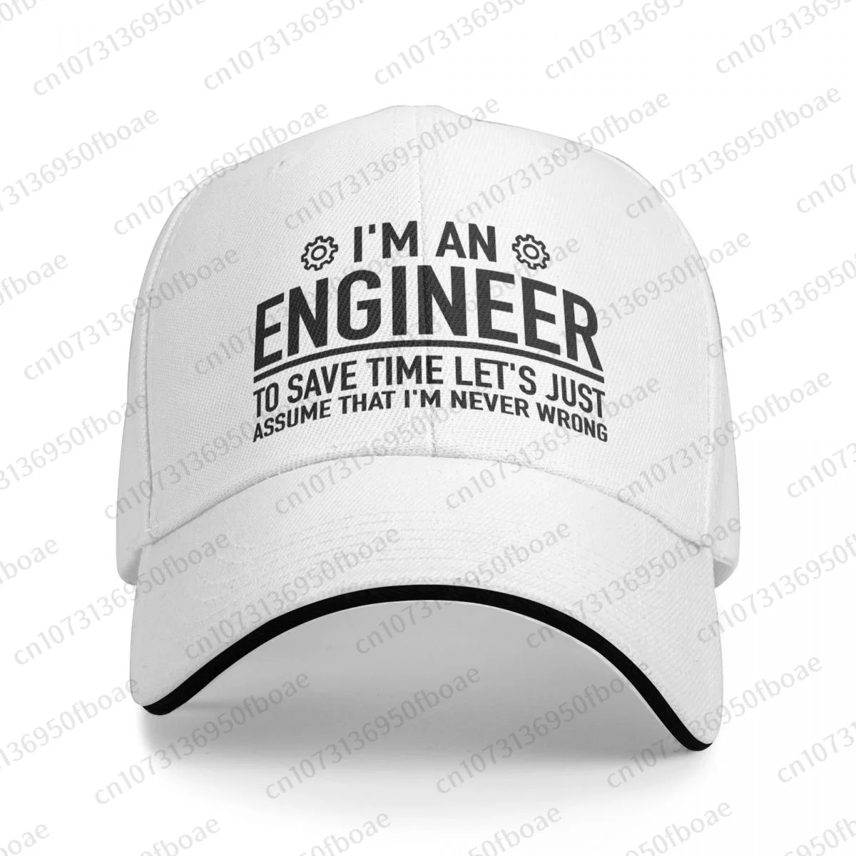

Я инженер, я никогда не ошибаюсь, бейсболки в стиле хип-хоп, сэндвич-Кепка, мужские и женские регулируемые шапки для спорта на открытом воздухе