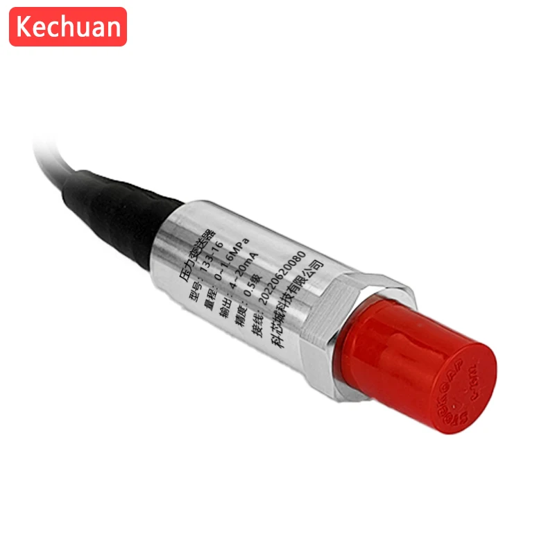 Waterproof flat film pressure transmitter Diaphragm sanitary cement glue 4-20ma anti blocking pressure sensor