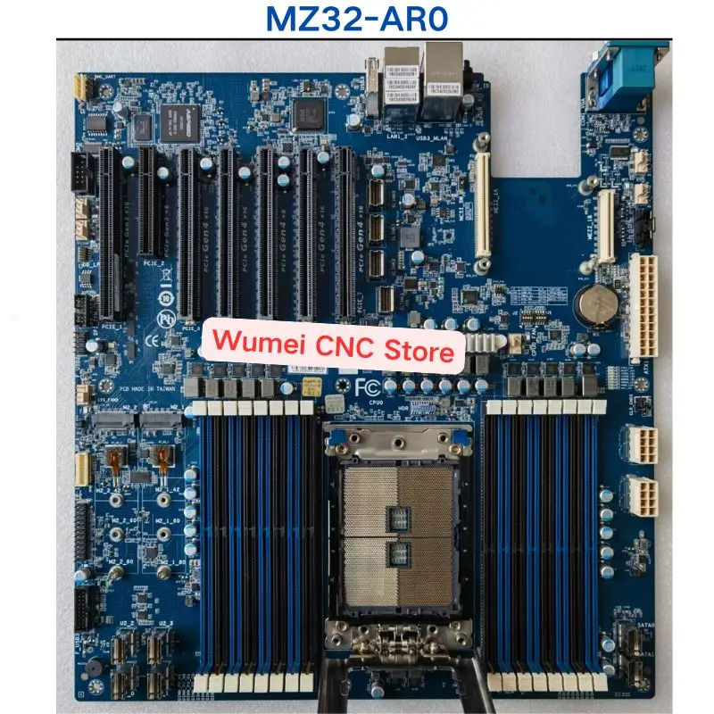 중고 테스트 OK MZ32-AR0 REV:1.0 DDR4 소켓 SP3 서버 마더보드