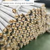 M&G Metal Mechanical Pencil Set with Refills Black Silver 0.3,0.5,0.7,0.9mm Art Drawing Sketch 2B Pencils Student Writing Tools 3