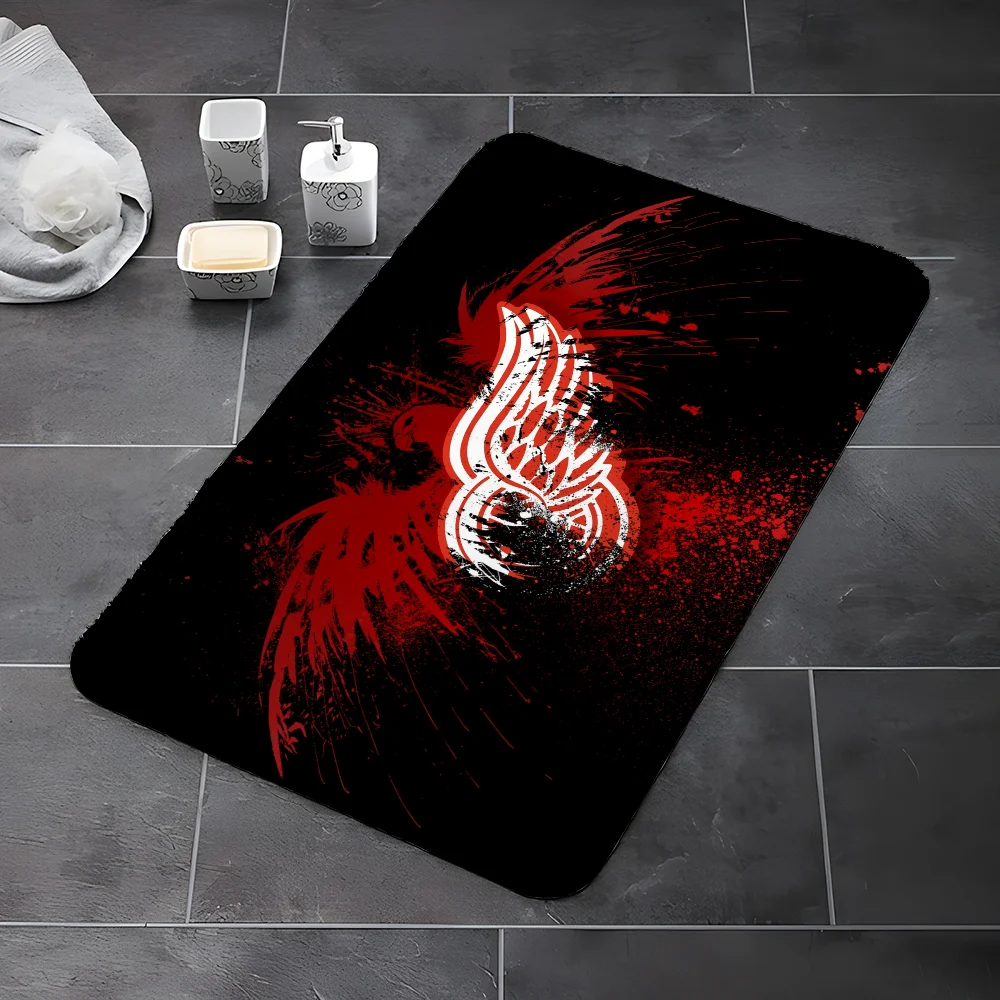 Outdoor Doormat Entrance to Home R-Red Wing Bathroom Foot Mat for Hallway on the Floor Room Decoration Items Luxury Carpet Rugs 2