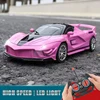 1:18 Rc Car Boys Toy 4Ch Remote Control Racing Cars with Led Light Radio-Controlled Drifting Vehicle Electric Model Kids Gift 1