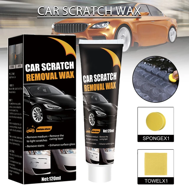 How to remove small scratches from a black car without taking it