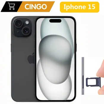 IPhone 15 128 GB 256 GB entità ROM SIM 6.1 'diodo emettitore di luce organico originale 6 GB RAM Face ID NFC Telefono iPhone originale A16 5G