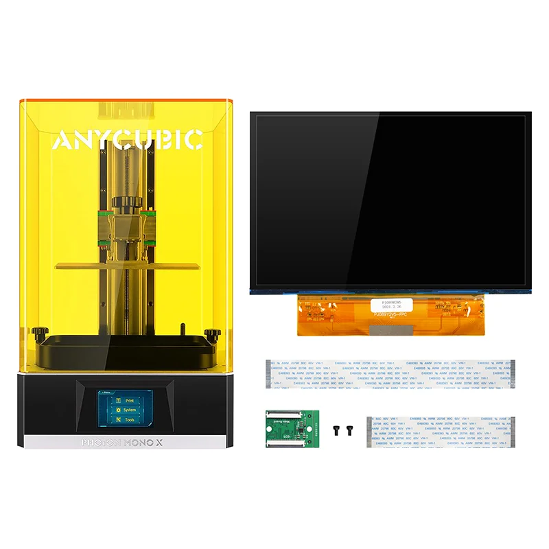 PJ089Y2V5 Anycubic PHOTON MONO X SLA 프린터 용 무료 보호 필름 4K 3840*2400이 포함 된 8.9 인..