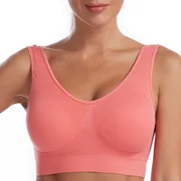 Soutien-gorge fin sans armatures, grande taille, Zero Bondage, sous-vêtements pour femmes, gilet de sport, Yoga, sans fil, brassière réglable sans couture, S-7XL 3
