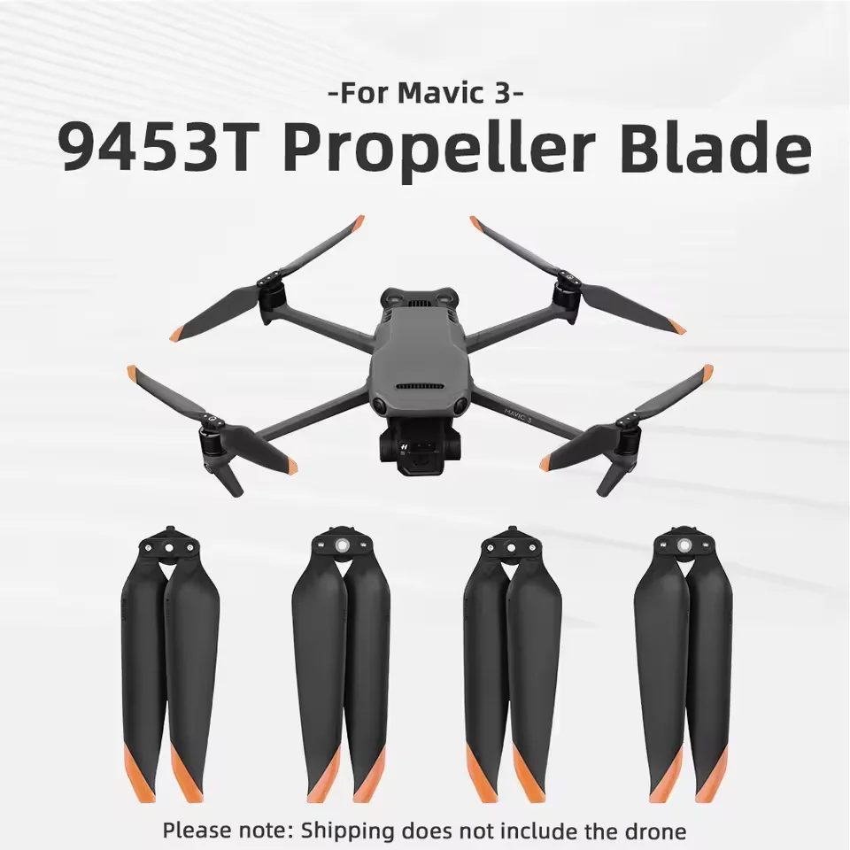 DJI Mavic 3/Pro/Classic용 2/4쌍 9453T 프로펠러 퀵 릴리스 프로펠러 블레이드 경량 팬 날개 교체 드론 액세서리