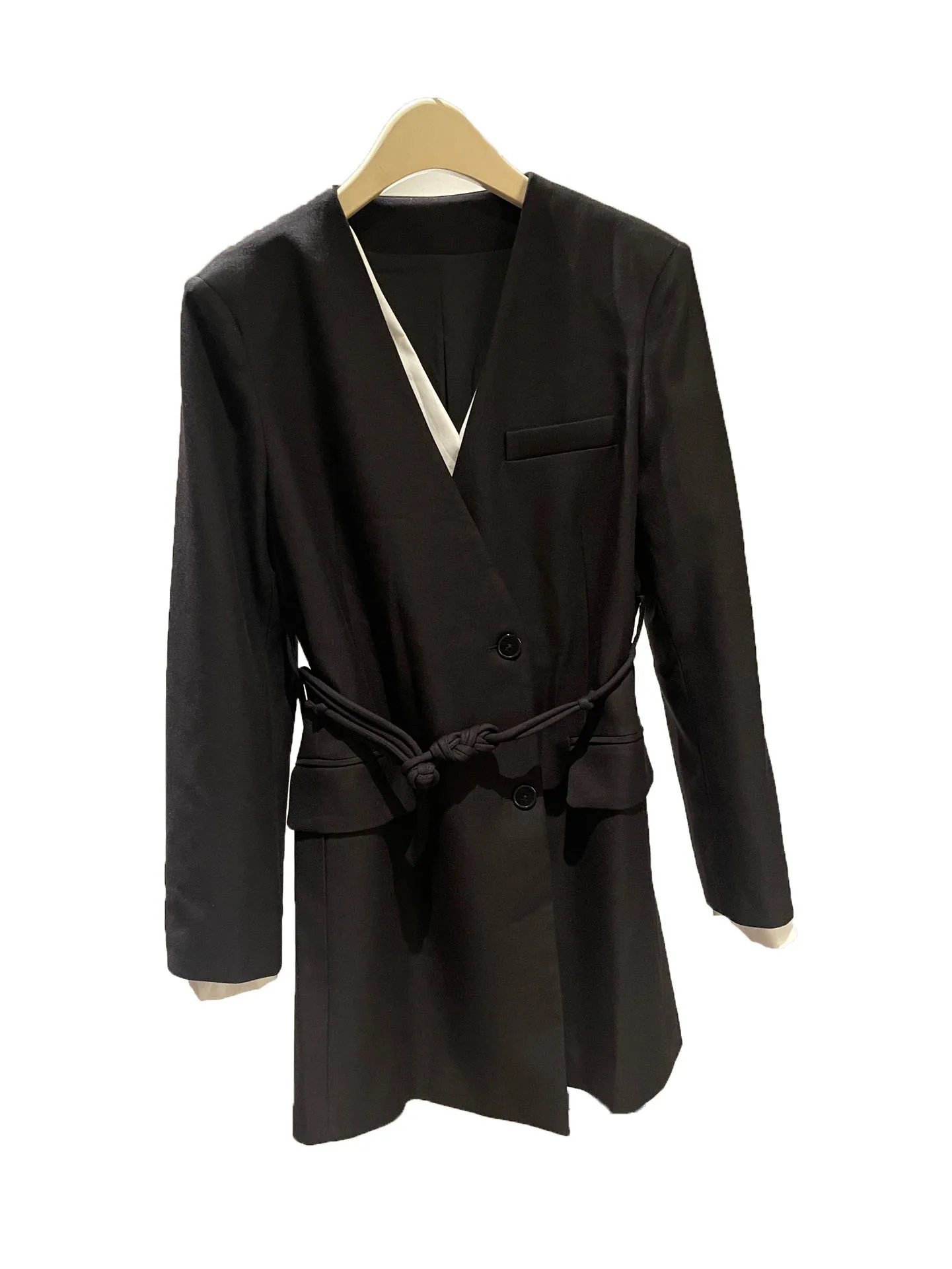 

Fake two-piece blazer casual versatile fashion 2023 Autumn New