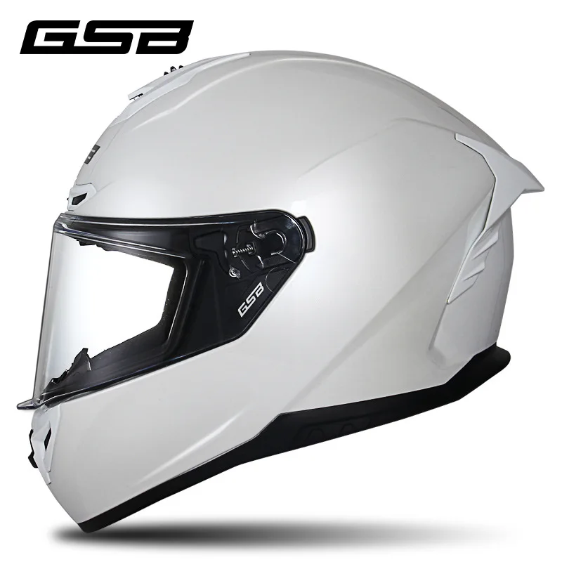 GSB-Casco Modular de motocicleta para hombre y mujer, visera doble de cara  completa, abatible hacia arriba, equipo de protección - AliExpress