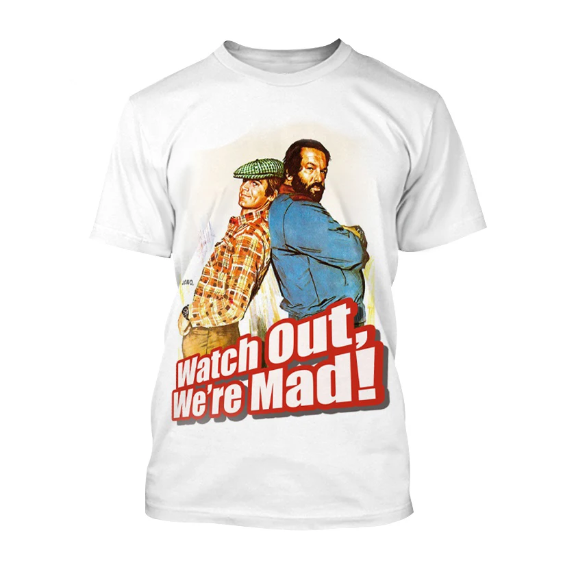 Casual Oversized 3D Print T Shirt for Men and Women