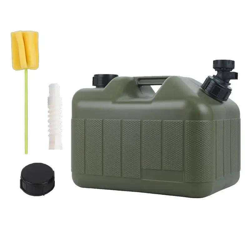 

Portable Water Tank 10L Camping Non-Slip Water Container For Outdoor Food-Grade Green Water Dispenser Portable Water Container