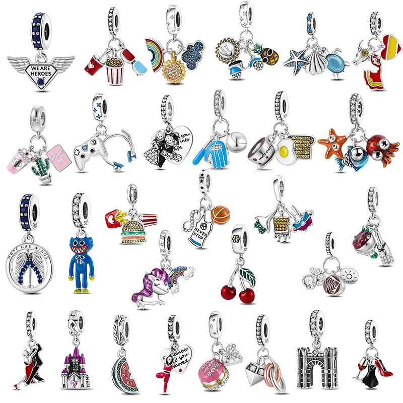 Charms Fit Pandora Bracelets Charms Bracelet Silver 925 2023 Hot