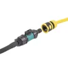 Plastic Valve Quick Connector 3/4" Thread to PE Pipe Barb Connectors 16/20/25mm Garden Watering Prolong Hose Adapter Switch 2