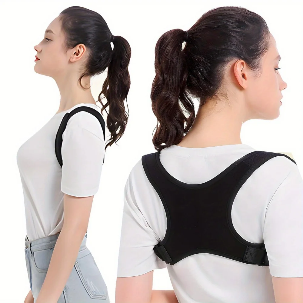 Adjustable Ergonomic Back Support Belt - Breathable Non-Slip Design for Enhanced Posture Correction