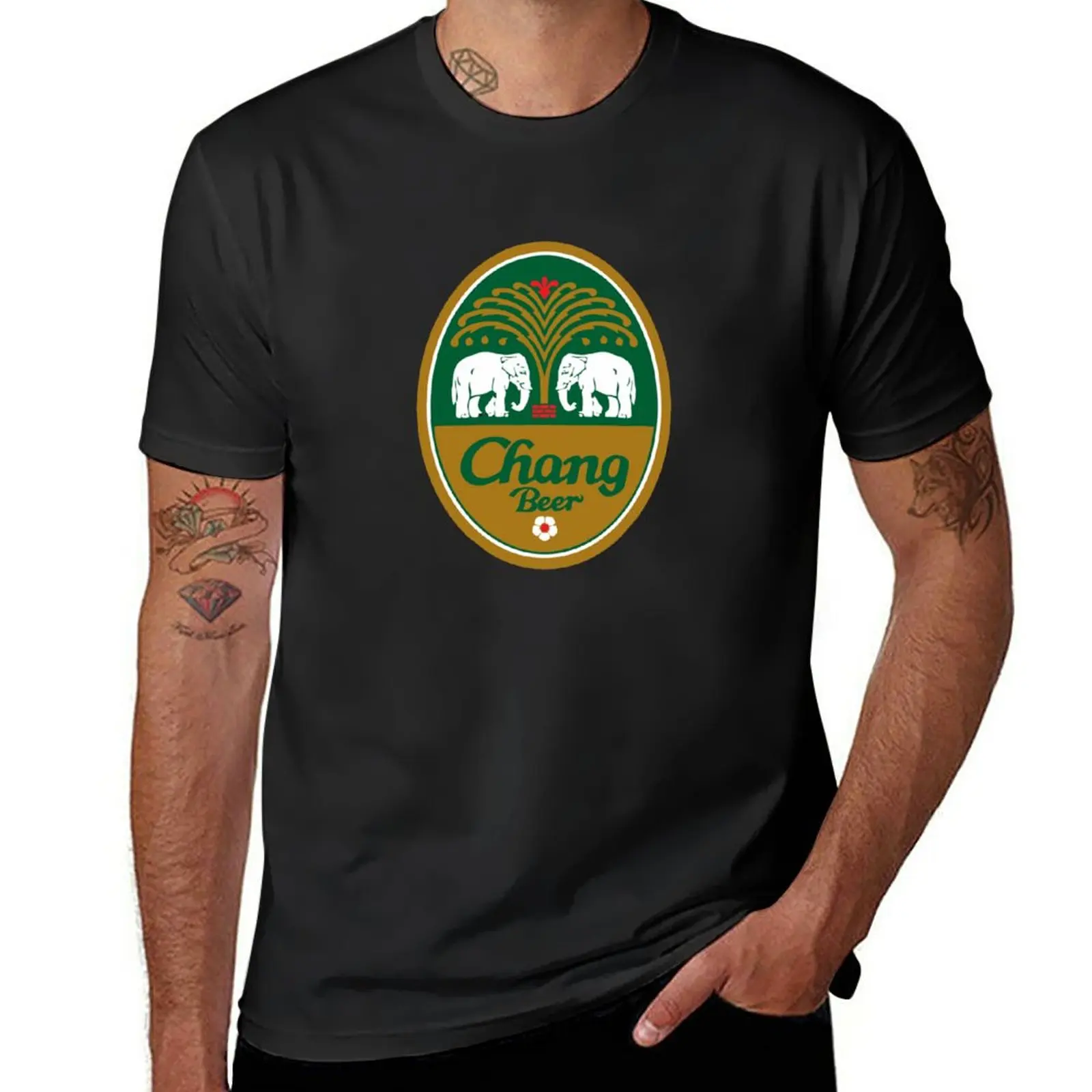 

New Elephant Chang T-Shirt vintage t shirt graphic t shirt plain t shirts men