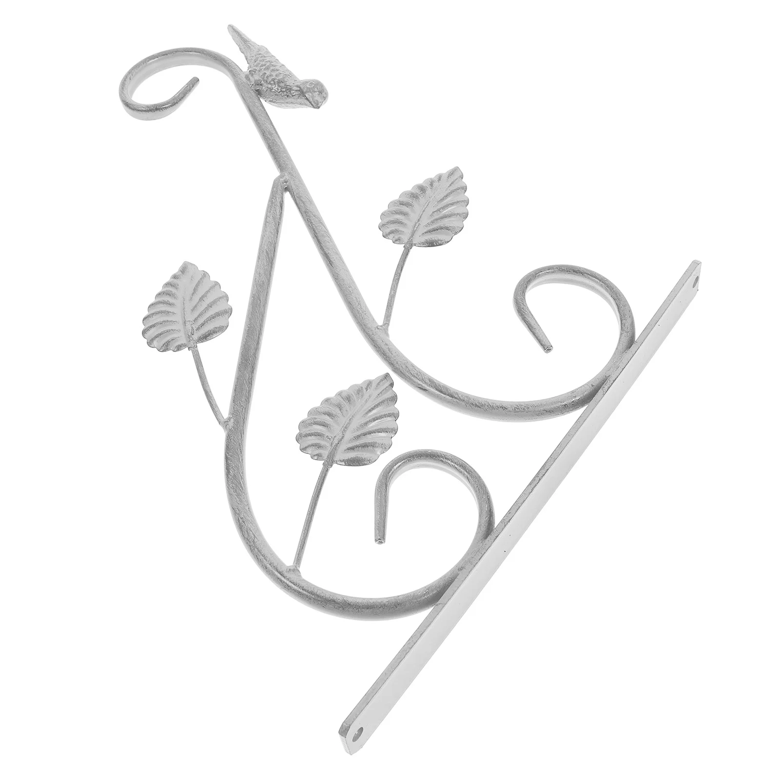 Retro Iron Vintage Plant Hangers Wall Mounted Shepherd Hooks for Outdoor Birdcage Flower Pot Bracket Garden Decorative Iron Wall