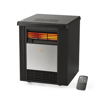 1500W Electric Infrared Cabinet Heater,Indoor,Black, DF1911 1