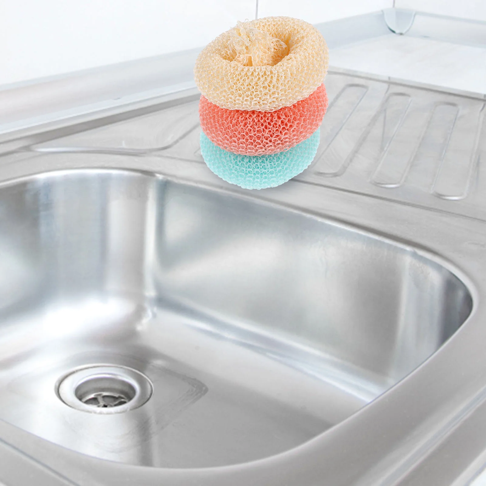 

10 Pcs Serving Utensils Dishes Scrub Pads Cleaning Ball Kitchen Scrubber for Pot Scrubbers