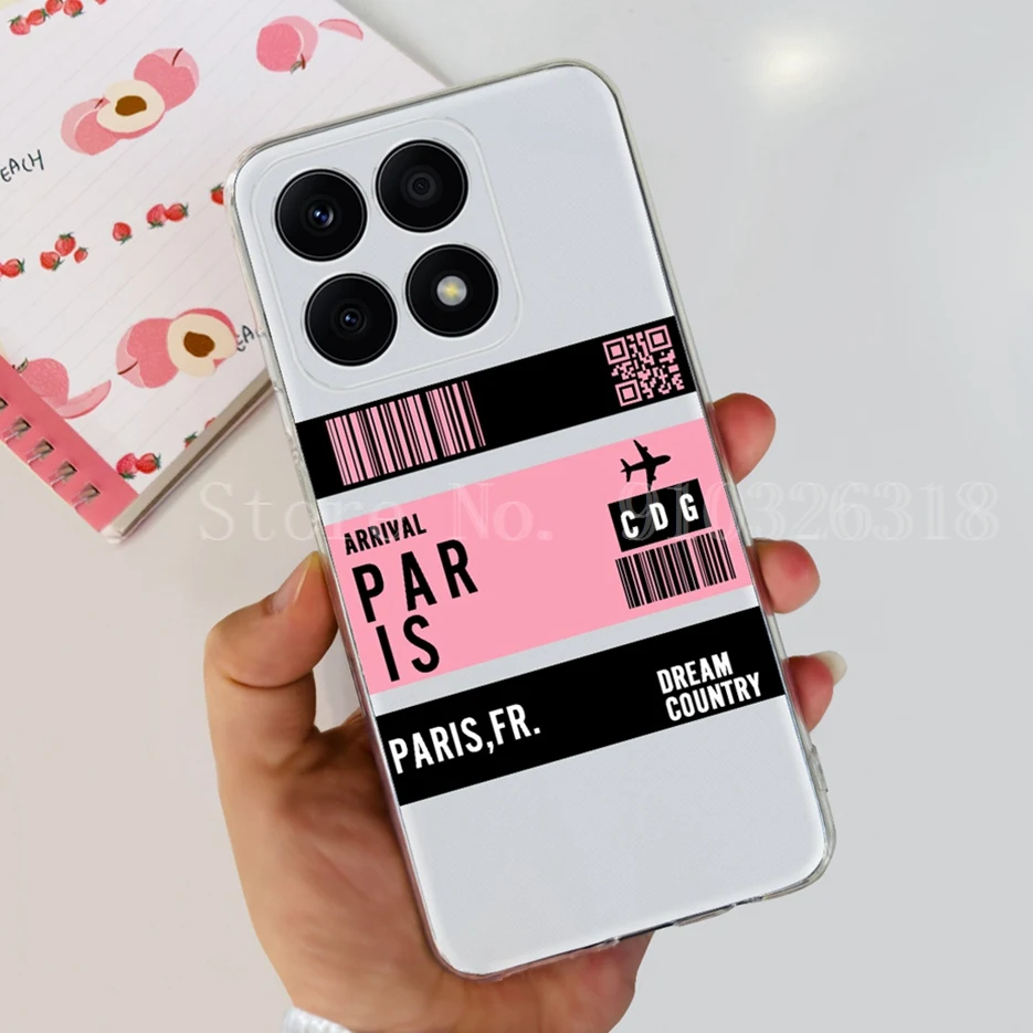 Fashionable Clear Silicone Soft Slim Phone Case - Stylish Back Cover with Bumper Protection