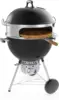 Multi-purpose Rotisserie and Pizza Combo Kit for Weber 22-Inch Kettle Charcoal Grills - Include Pizza Peel and Pizza Stone 2