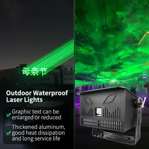 High Power RGB Animation Laser Light 3D Laser Light ILDA DMX 512 Laser Projector Scanner Laser Effect for Stage Party Outdoor