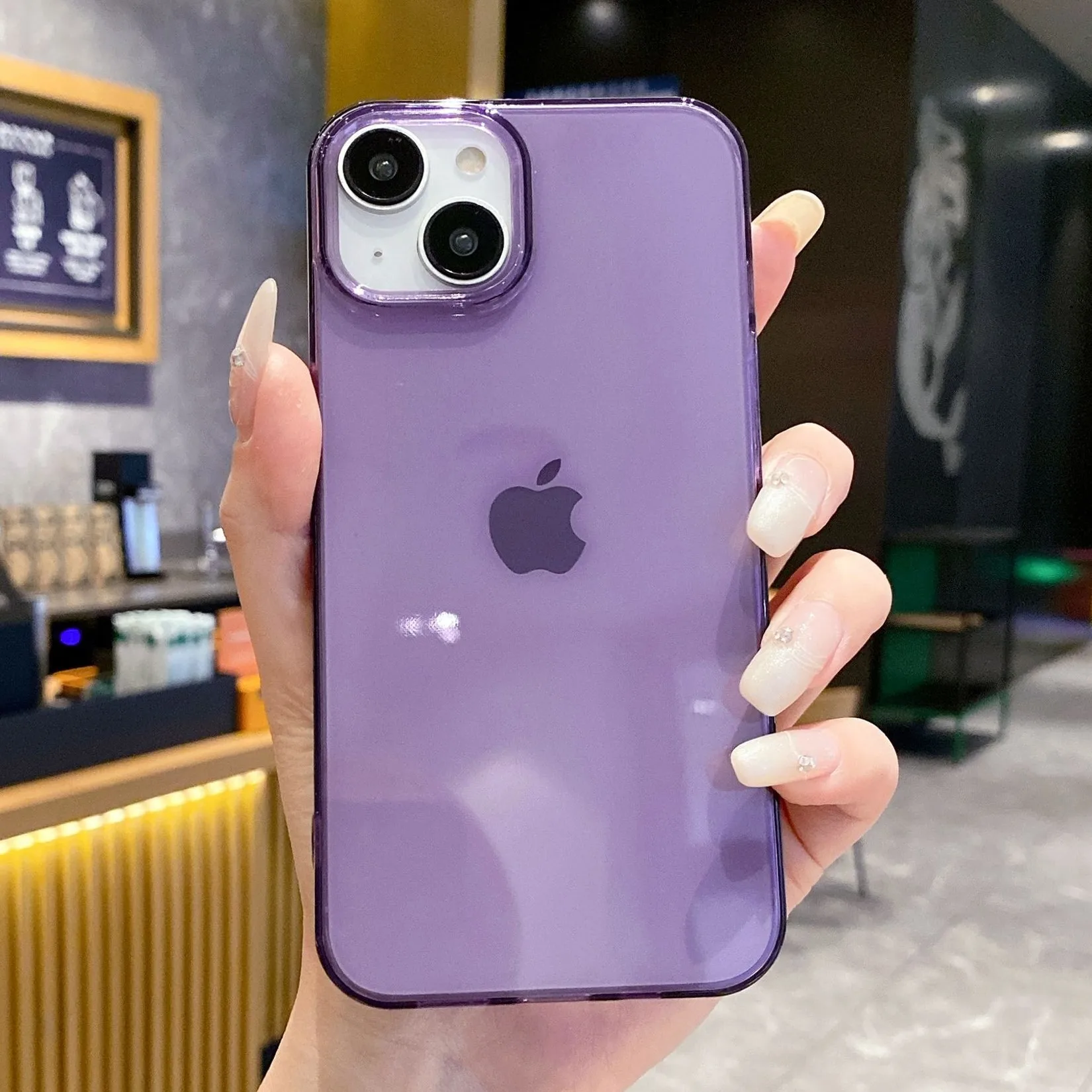 thumbnail image 1 of Soft Transparent Candy Color Phone Case For iPhone 16 15 14 13 12 11 Pro X XS Max XR 8 7 Plus Mini Clear Shockproof Bumper Cover, 1 of 4