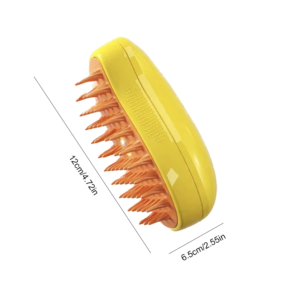 KittyNook Cat Co. Electric Cat Grooming Brush, 12cm x 6.5cm—ideal handheld tool for cat grooming sessions.