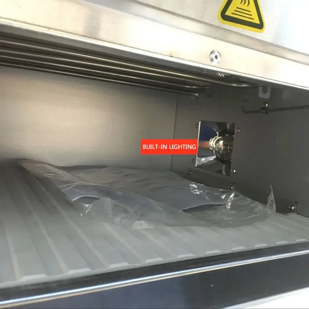 Small single layer pizza oven, commercial electric oven, one and two layer electric oven, stainless steel timing slate oven. 5