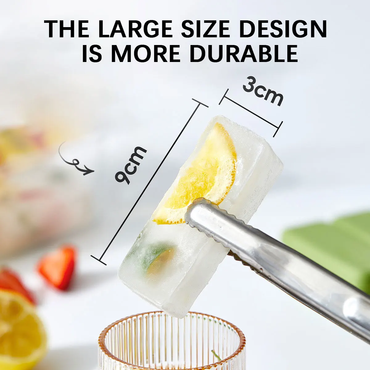 4 cells silicone ice cubes trays with lid Diy homemade popsicle mould food freezing container for cocktail freezer kitchen tools ice mold ice cream molds