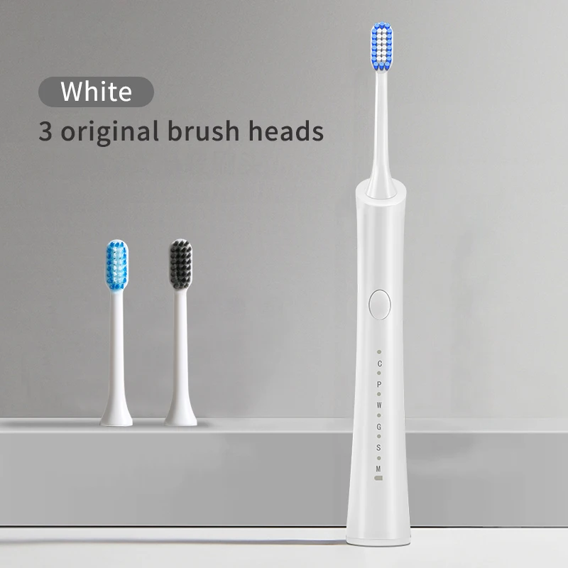 thumbnail image 1 of Juego de cepillo de dientes eléctrico sónico inteligente, recargable, automático, ultrasónico, blanqueador dental IPX7, 1 of 5