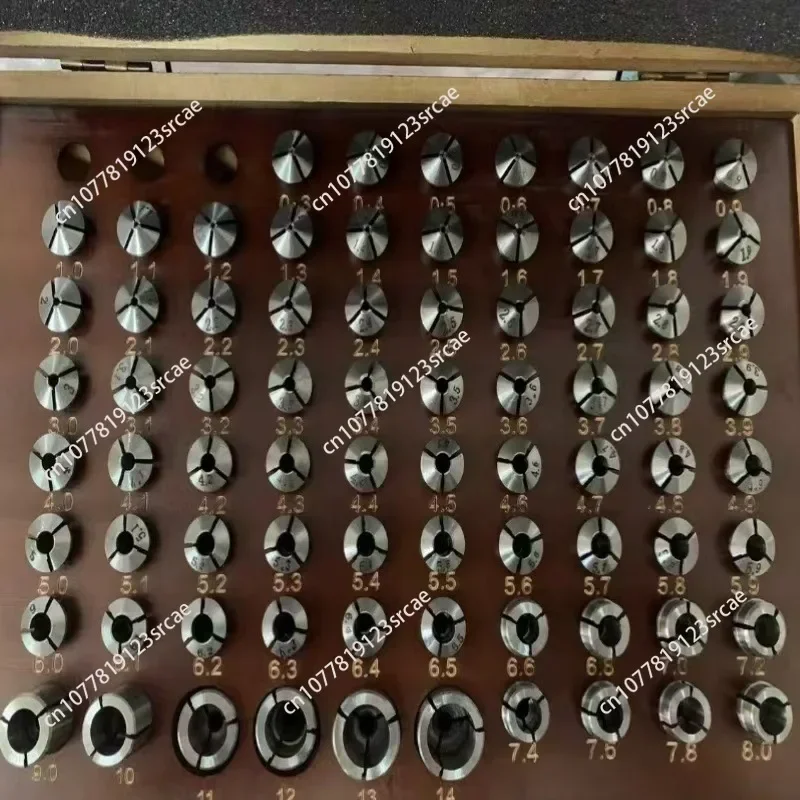 Lot De 40 Pinces à Ressort Pour Tour D'horloger - Diamètre 8,0 Mm - Neuves