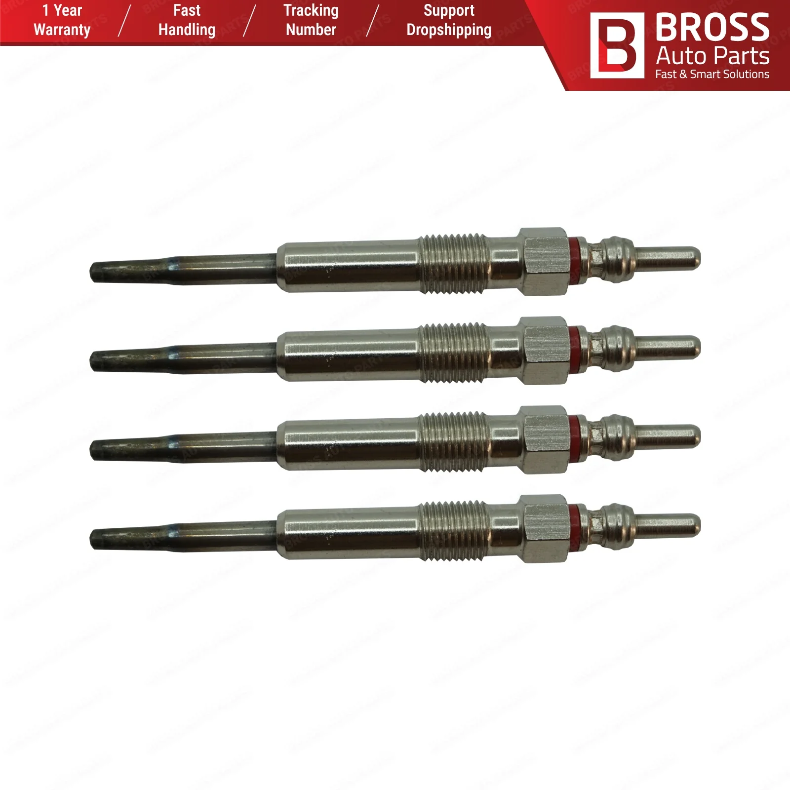 Bross Авто Запчасти BGP30-1 4 шт. нагреватель свечение Вилки GX2097 N10591603 0100266008 для Audi VW Skoda