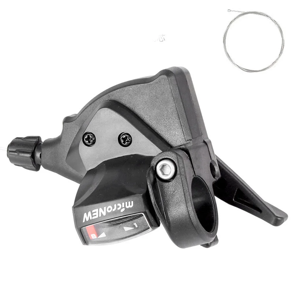 MTB Speed Finger Gear Shifter 7/8/9 Speed Split Finger Lever Left Right Gear Shifter With Variable Core Bike Accessories
