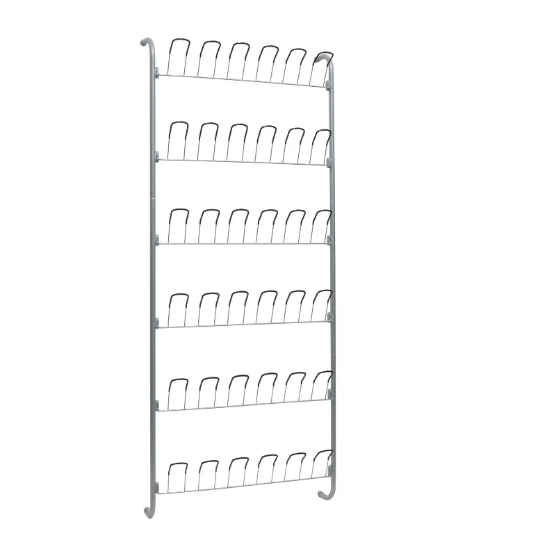 

Metal 18 Pair Over the Door Shoe Rack