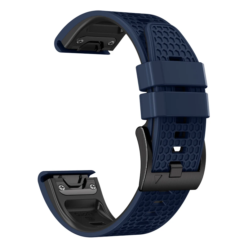 Enhanced QuickFit Silicone Watch Band - Durable Strap with Bracelet Accessories