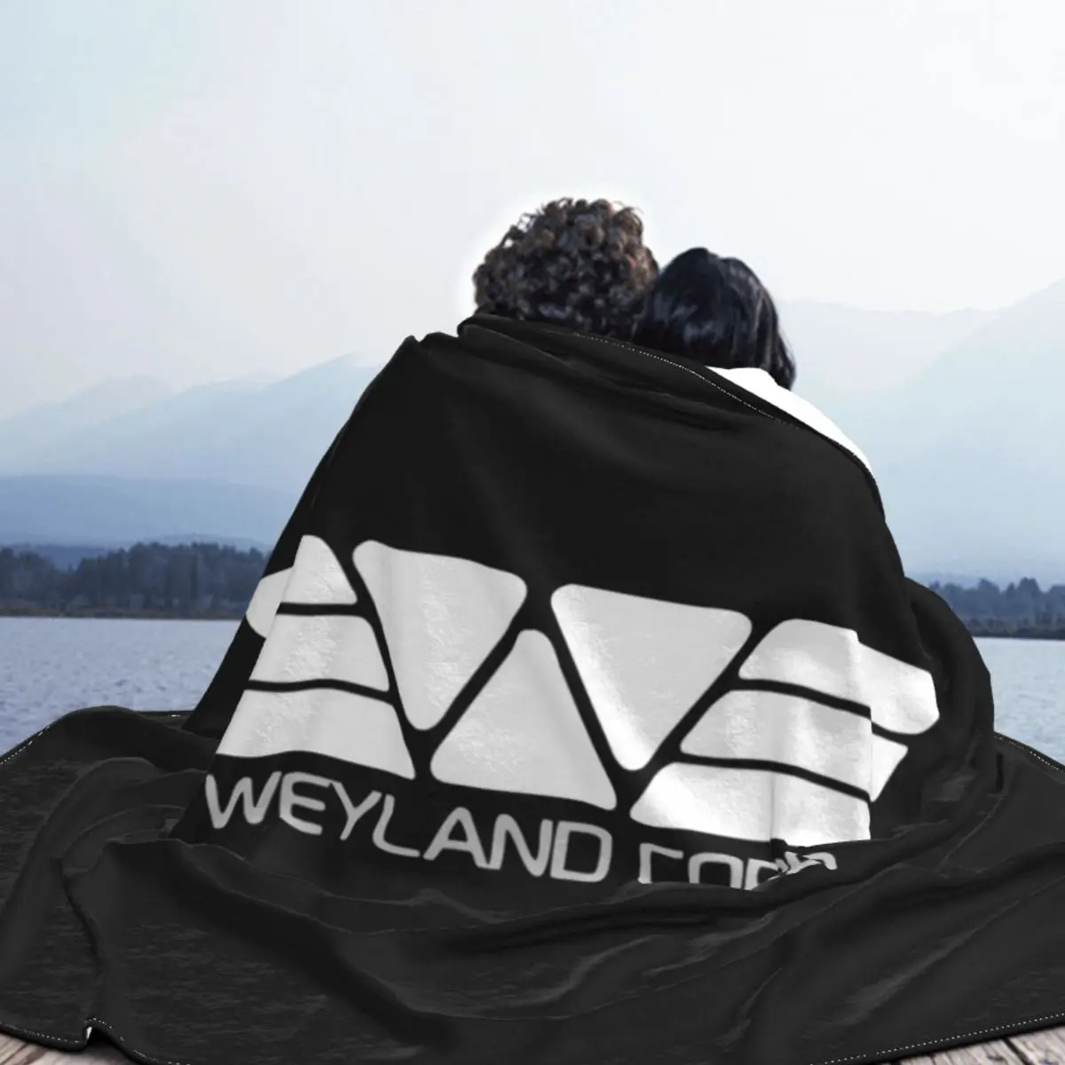 Alien Blankets Flannel Spring/Autumn Weyland Yutani Corporation Movie logo Warm Throw Blankets for Sofa Couch Bedding Throws