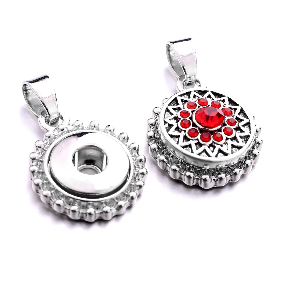 30pcs/lot Snap Buttons Pendant 12mm Snap Jewelry Finding For Make Snap Button Bracelets Necklace DIY Accessories