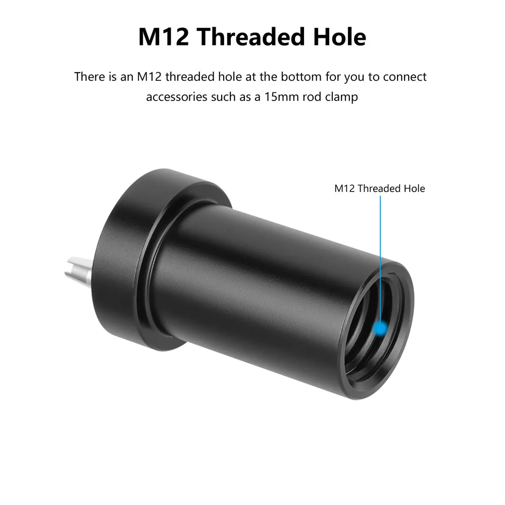 카메라 하프 케이지 모니터 케이지 확장 액세서리용 SZRig 15mm 로드(1/4-20 안티 트위스트 마운트 포함, 1.2인치)