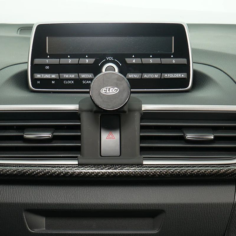 Car phone holder for Mazda 3 Axela 2014- magnetic gps holder air vent mount stand bracket mobile phone clip cradle