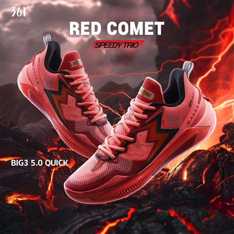 【yyy】 361 Degrees BIG3 5.0 Quick Men Basketball Shoes Cushioning