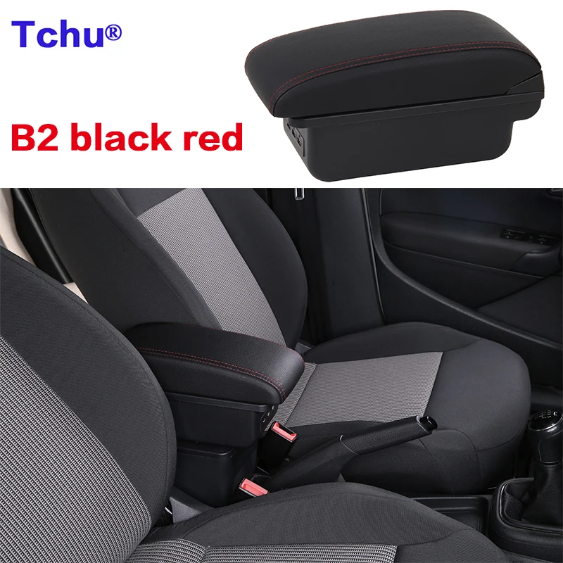 For Renault Clio 4 Armrest Box Renault Captur Clio 3 III IV Accessories Storage Box USB Multifunction clio4 clio3 Armrest box car pedals Interior Parts