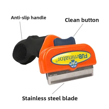 Pet Deshedding Grooming Brush 2