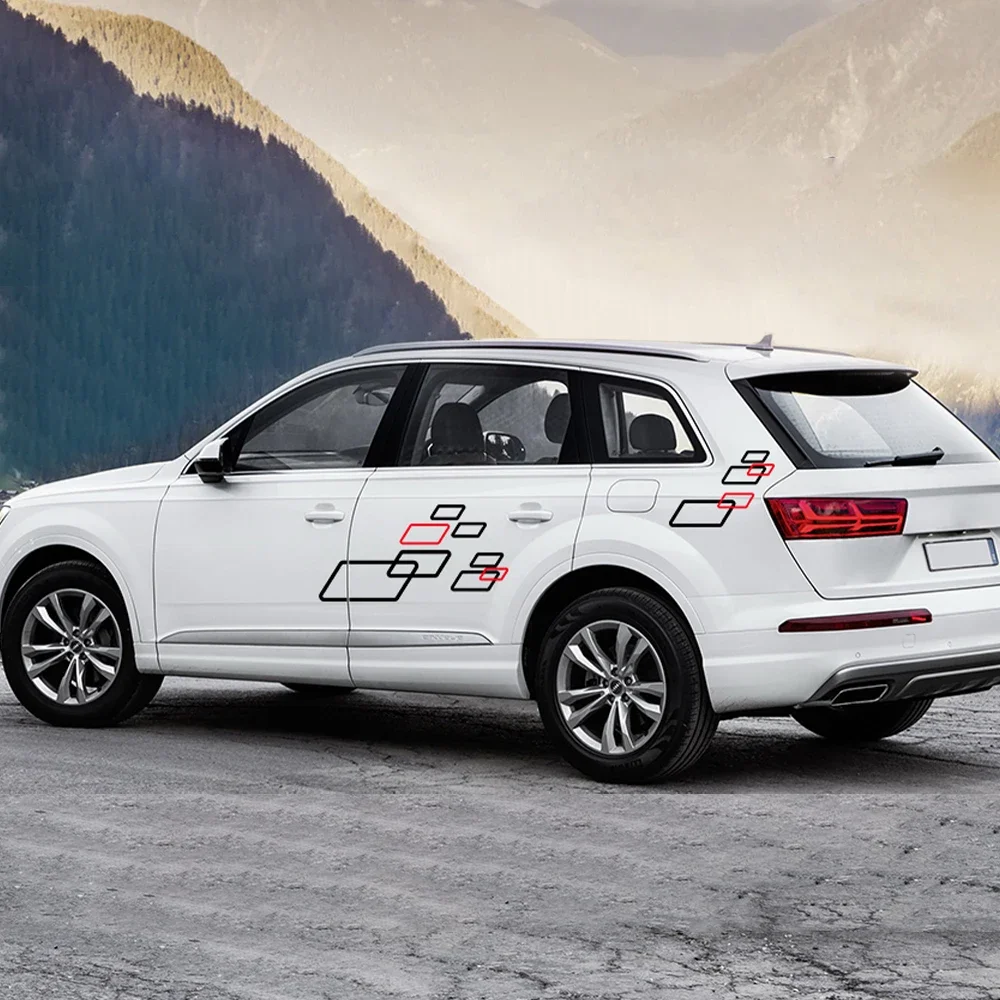 

Наклейка на боковой кузов автомобиля, внешняя графика, квадратная виниловая наклейка, Аксессуары Для Q7 4m 4l S Line Tfsi 2020 2007 2016 2017